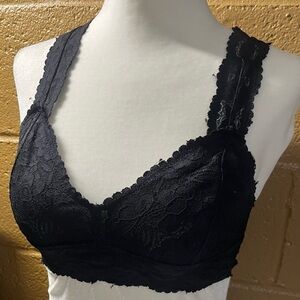 Intimately by Free People Chic Black Lace Bralette